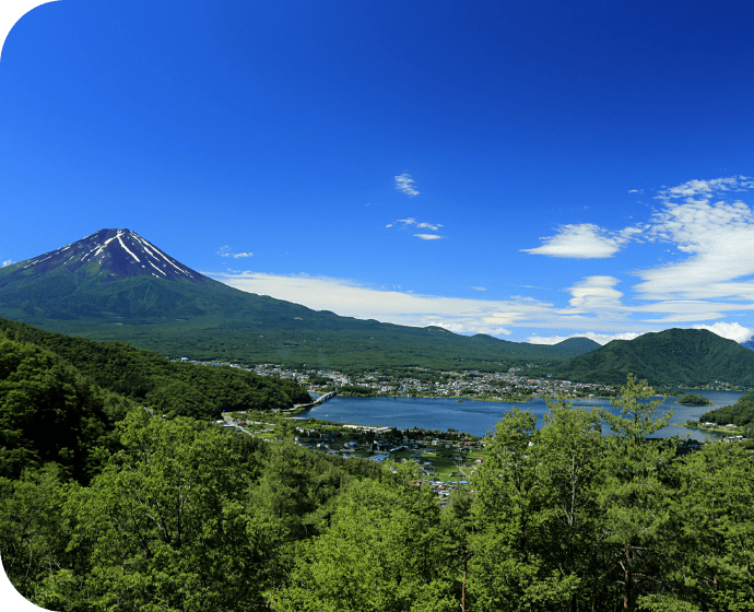 河口湖町で巡る富士絶景